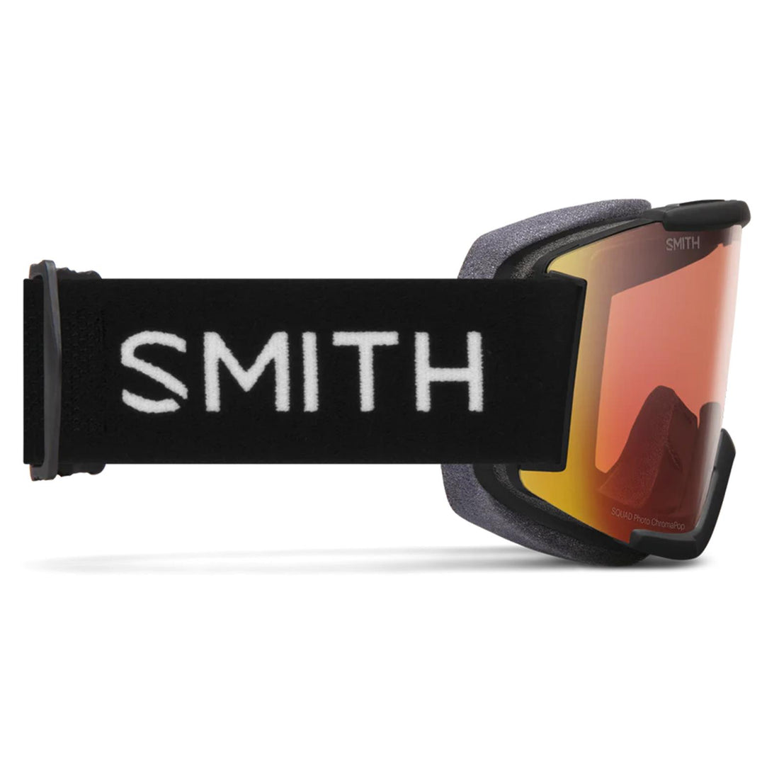 Smith Ski Goggles Squad 2QJ 4V Black ChromaPop Pro Photochromic Red Mirror