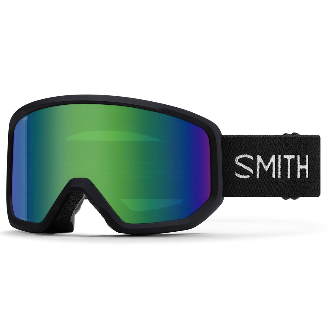 Smith Ski Goggles Transfer 0JX C5 Black Green Sol-X Mirror