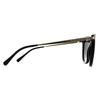 Michael Kors Sunglasses MK1077 1014T3 Light Gold Black Dark Grey Gradient Polarized
