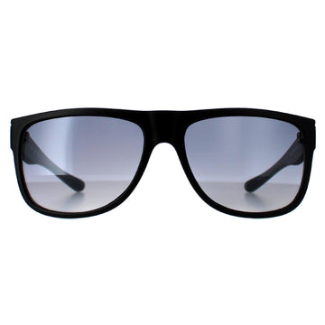 Guess Sunglasses GF0187 02W Matte Black Blue Gradient