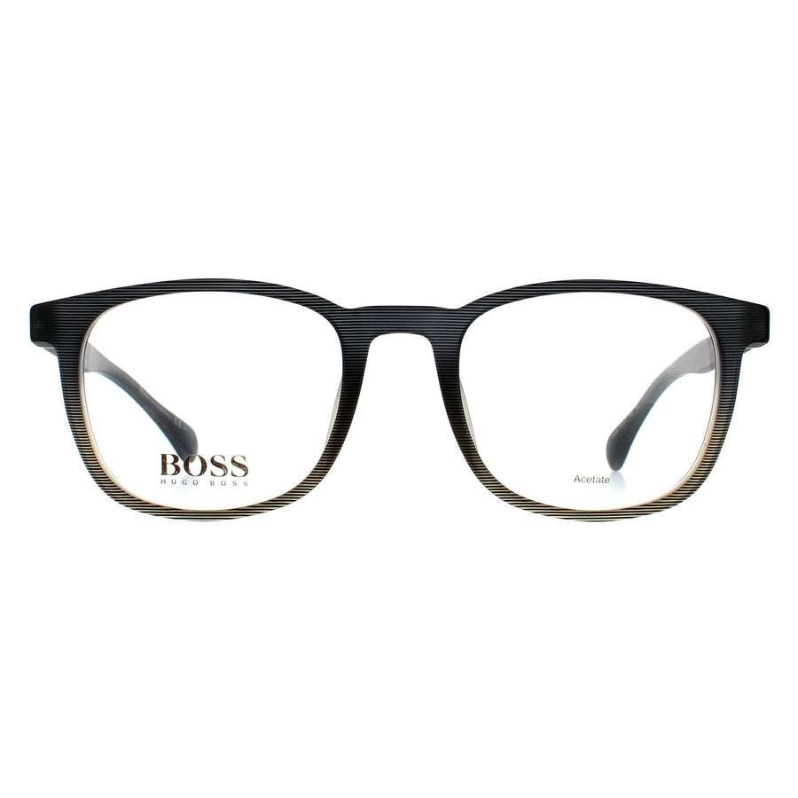 Hugo Boss Glasses Frames BOSS 1085/IT PK3 Matte Grey Brown Pattern Men