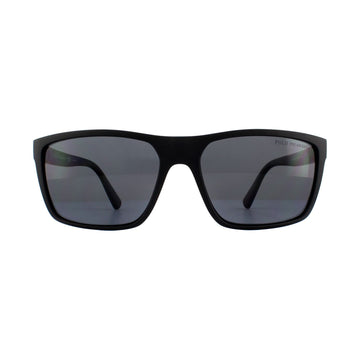Polo Ralph Lauren Sunglasses PH4133 528481 Black Grey Polarized