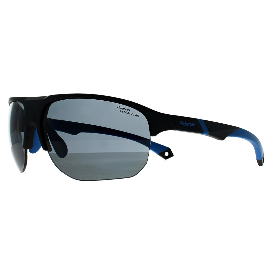 Polaroid Sunglasses PLD 7059/S 003 E3 Matte Black Blue Grey Polarized