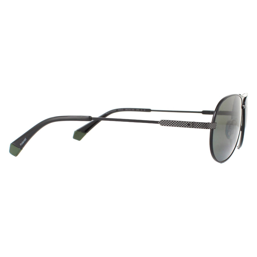 Polaroid Sunglasses PLD 2100/S/X 003 UC Matte Black Green Polarized
