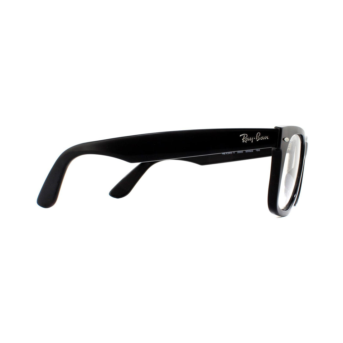 Ray-Ban Glasses Frames 4340V Wayfarer Ease 2000 Black 50mm