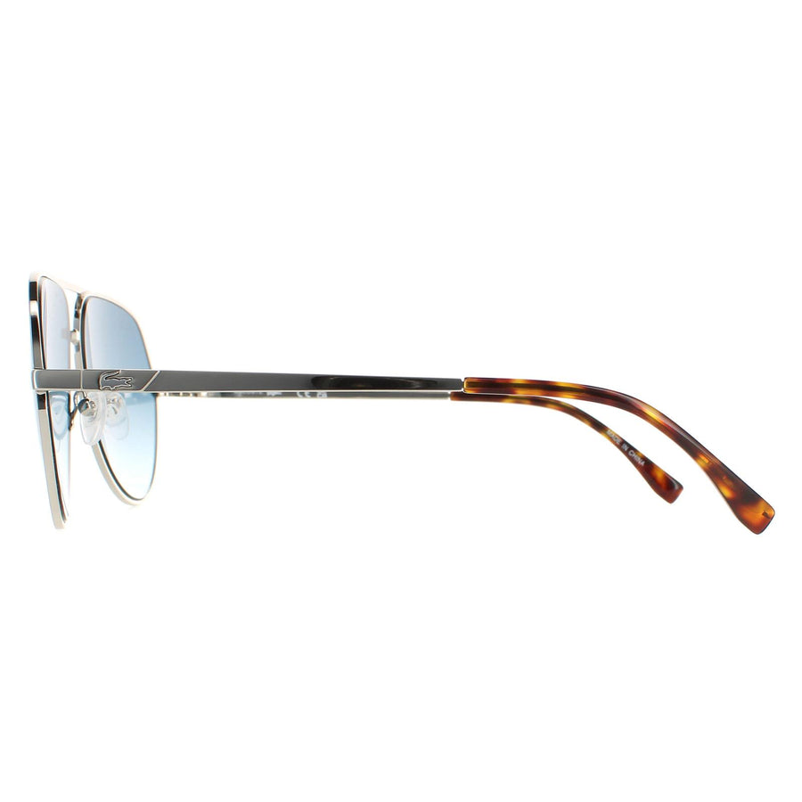 Lacoste Sunglasses L250SE 040 Silver Blue Gradient