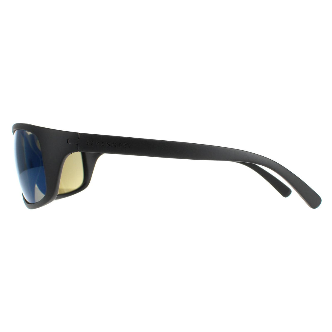 Serengeti Sunglasses Bormio 8165 Satin Black Photochromic Polar PhD 555 Blue