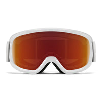 Smith Ski Goggles Snowday Jr 1DG C1 White Red Sol-X Mirror