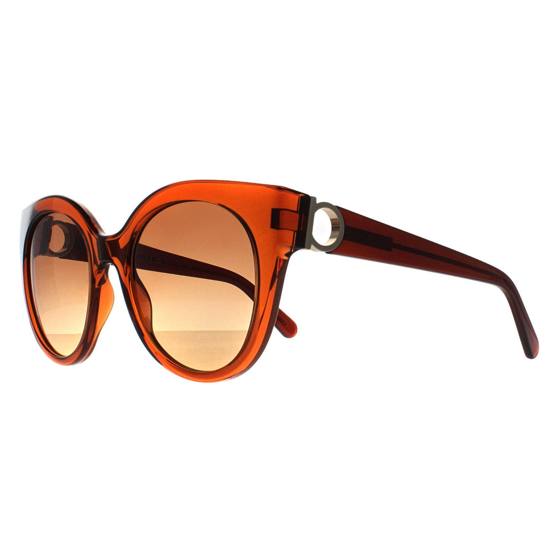 Salvatore Ferragamo Sunglasses SF1031S 261 Crystal Caramel Brown Gradient