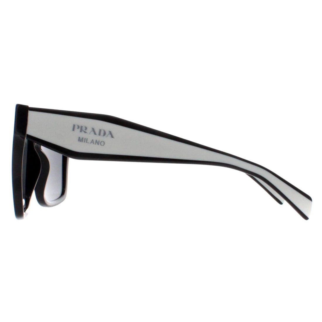 Prada Sunglasses PR24ZS 1AB5S0 Black Dark Grey