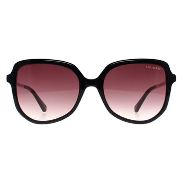 Ted Baker Sunglasses TB1717 Kiera 001 Black Brown Gradient