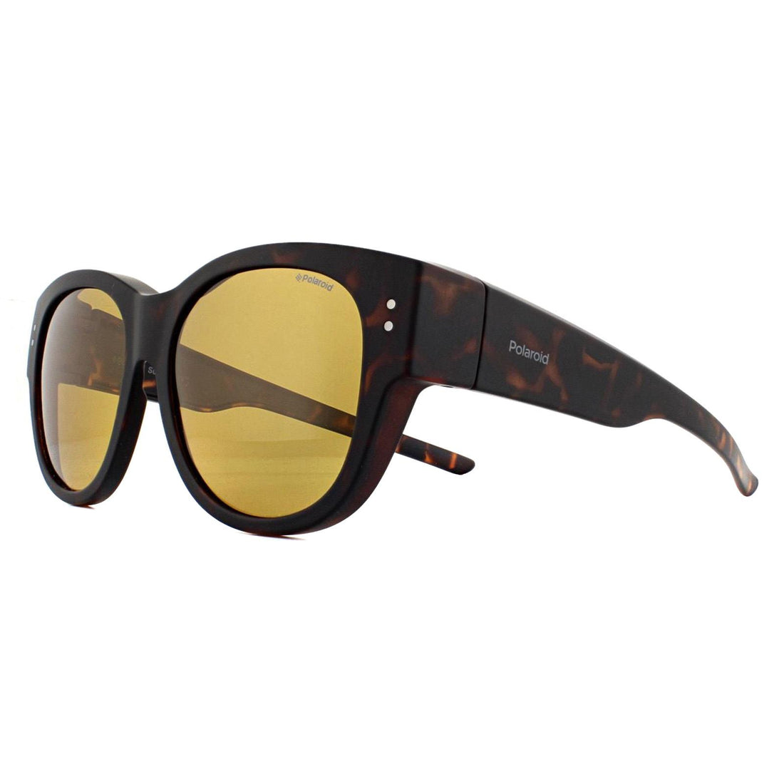 Polaroid Suncovers Fitover Sunglasses PLD 9009/S N9P MU Matte Havana BrownPolarized