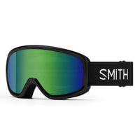 Smith Ski Goggles Snowday Jr 0DY C5 Black Green Sol-X Mirror