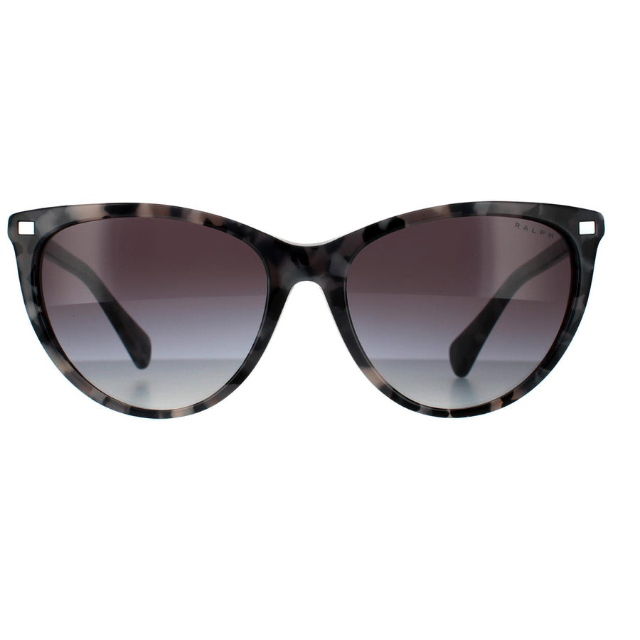Ralph by Ralph Lauren RA5270 Sunglasses Shiny Spotted Black Havana / Grey Gradient