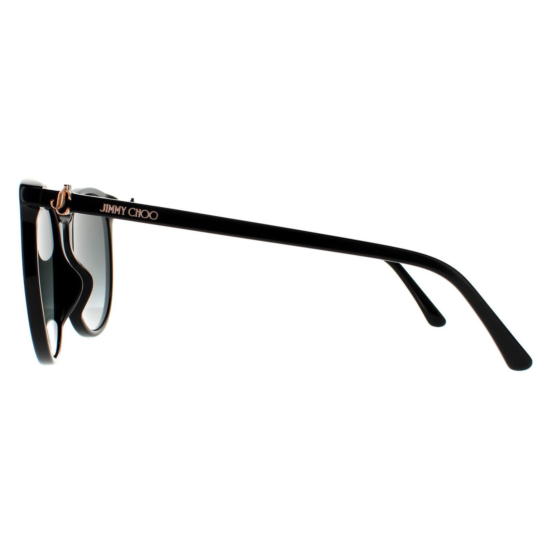 Jimmy Choo Sunglasses ILANA/F/SK 26S 9O Black Copper Dark Grey Gradient