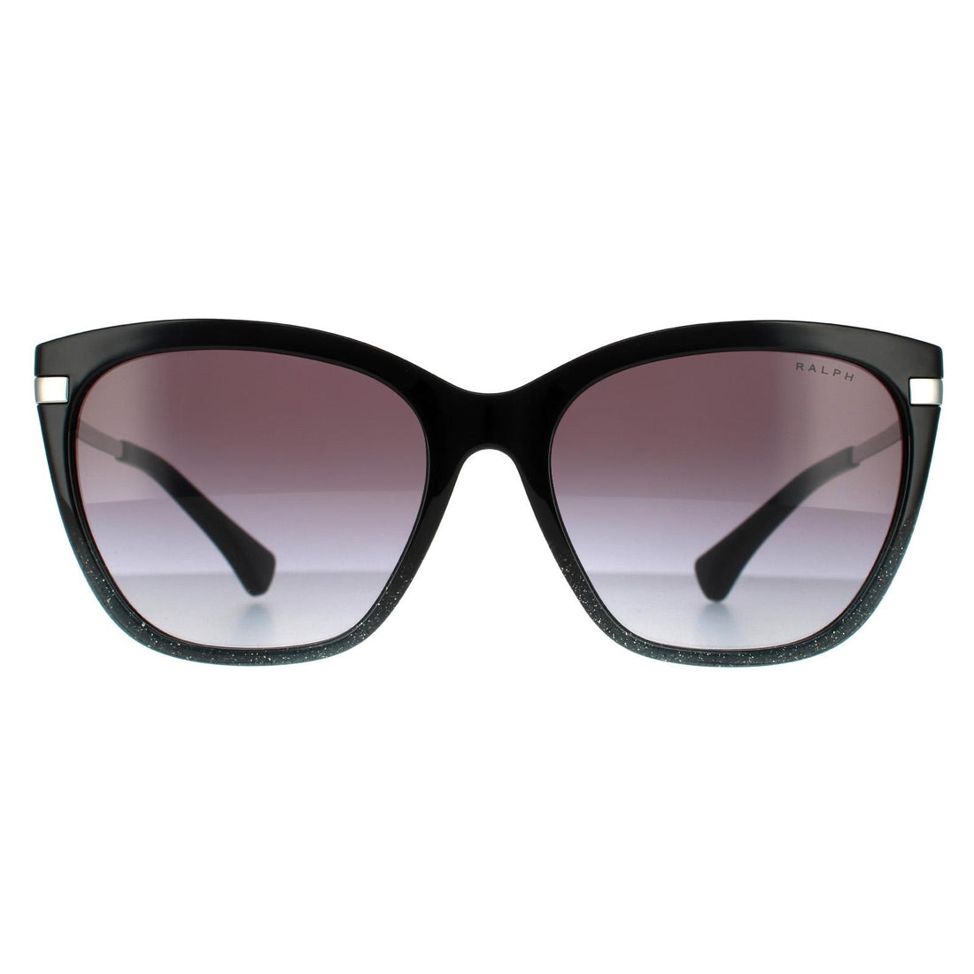 Ralph by Ralph Lauren RA5267 Sunglasses Shiny Gradient Black Glitter Grey Gradient