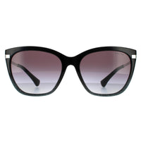 Ralph by Ralph Lauren RA5267 Sunglasses Shiny Gradient Black Glitter / Grey Gradient