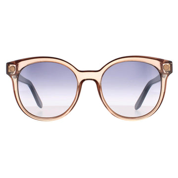 Salvatore Ferragamo Sunglasses SF833S 290 Crystal Nude Beige Light Grey Gradient