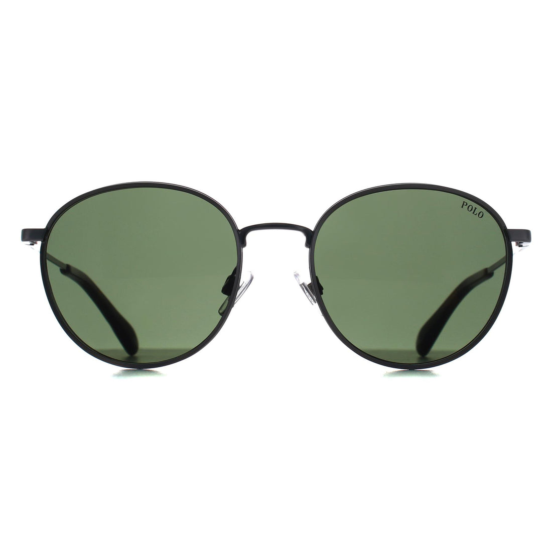 Polo Ralph Lauren Sunglasses PH3163 926671 Semishiny Gunmetal Bottle Green