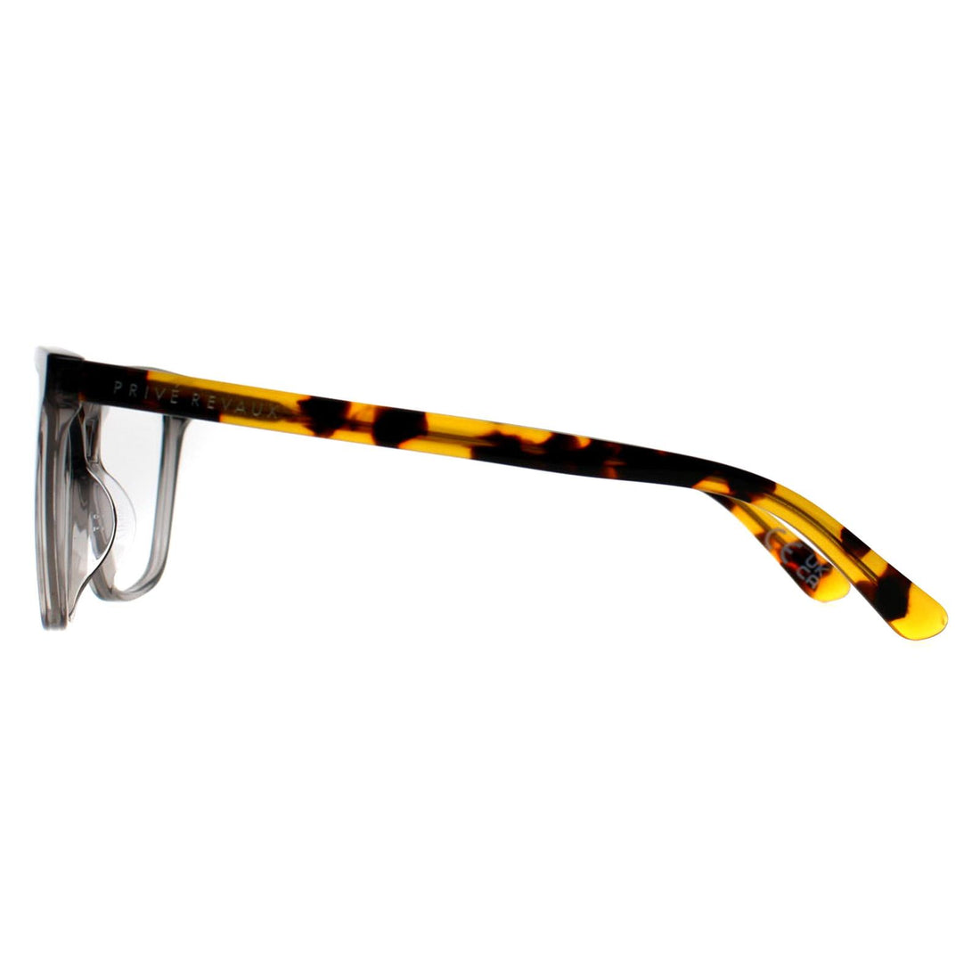 Prive Revaux Glasses Frames Lemon City 5DN Transparent Grey Havana Women