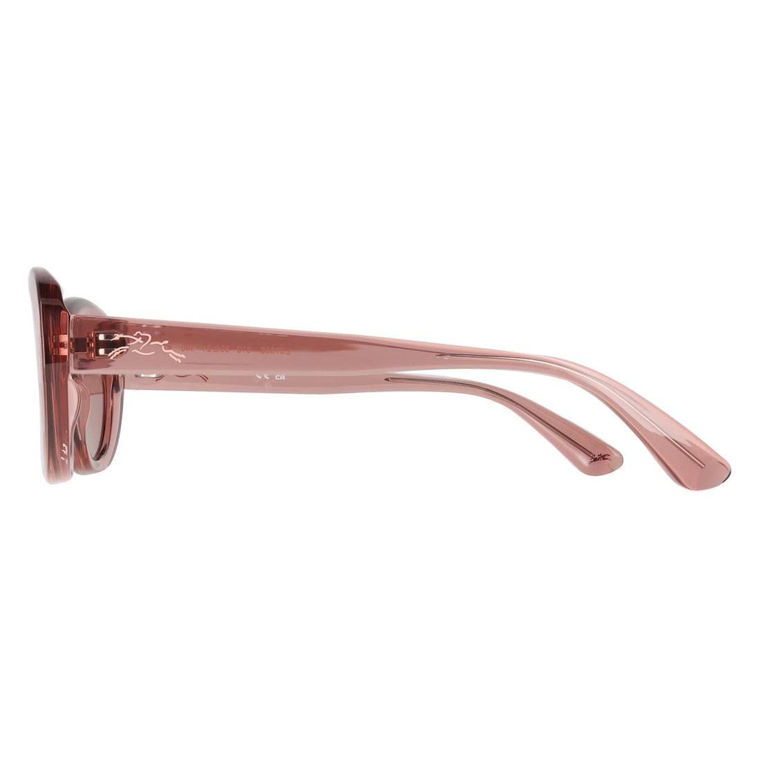 Longchamp Sunglasses LO756S 610 Transparent Rose Solid Antique Rose