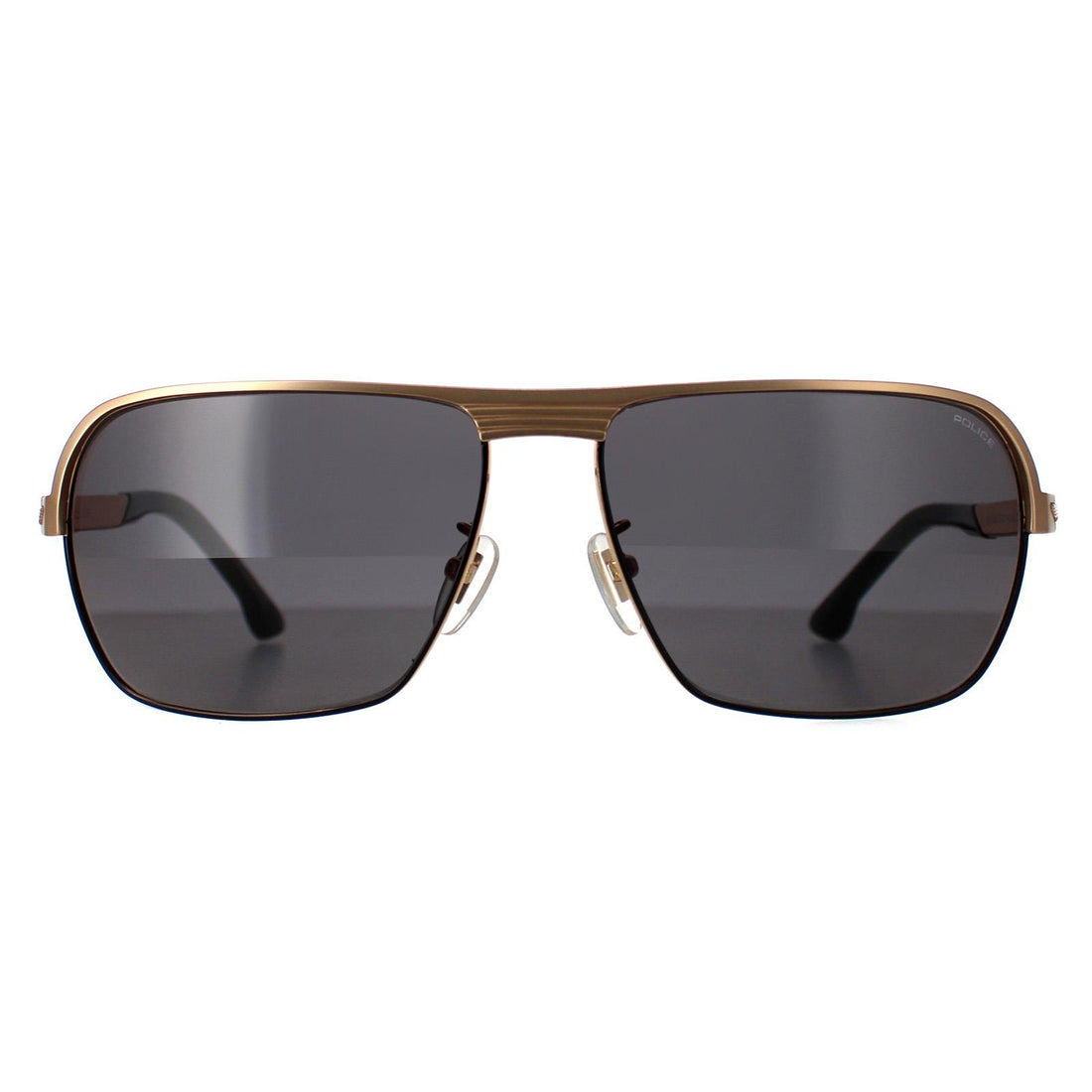 Police Sunglasses SPLC36 0301 Shiny Rose Gold Smoke