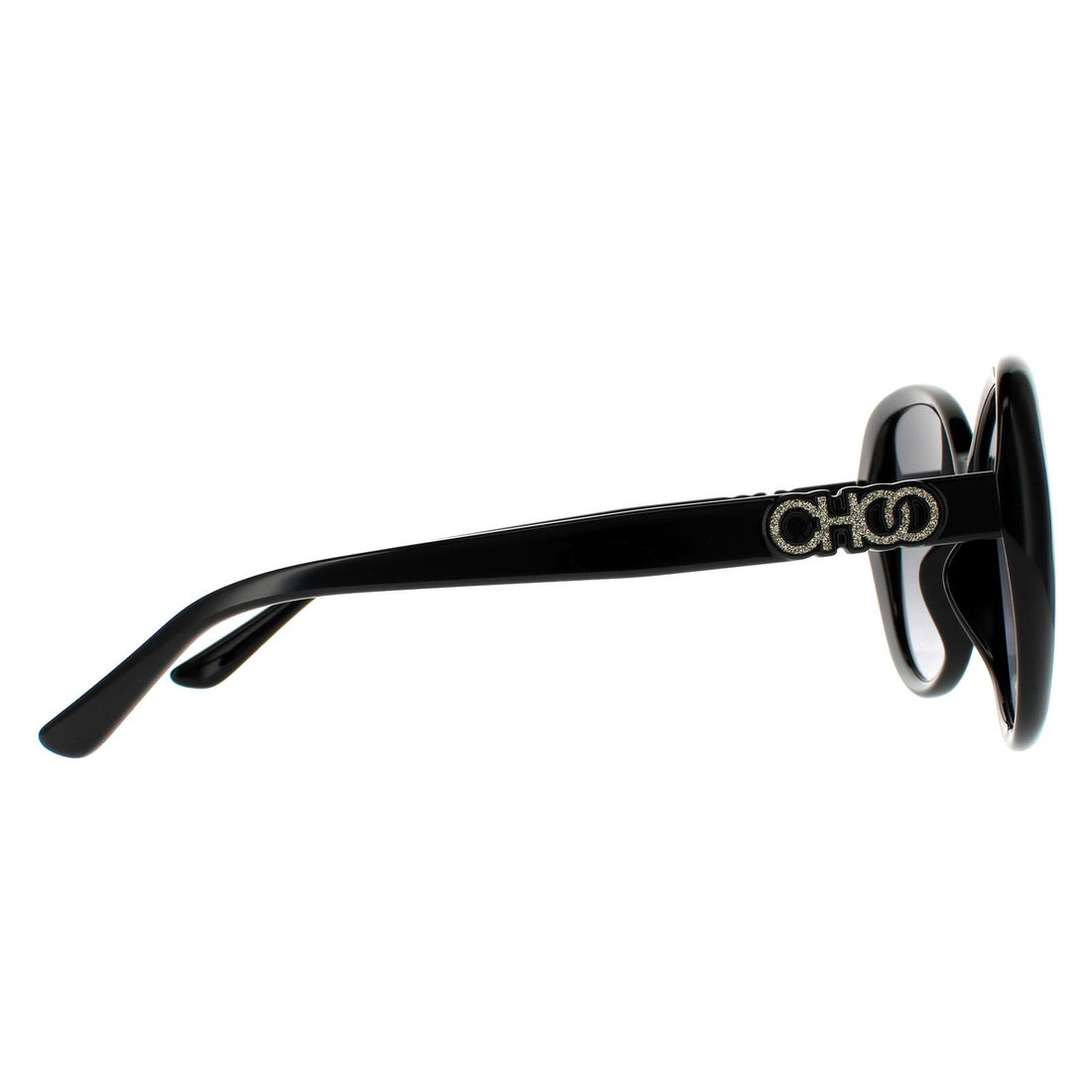 Jimmy Choo Sunglasses AMIRA/G/S 807 9O Black Dark Grey Gradient