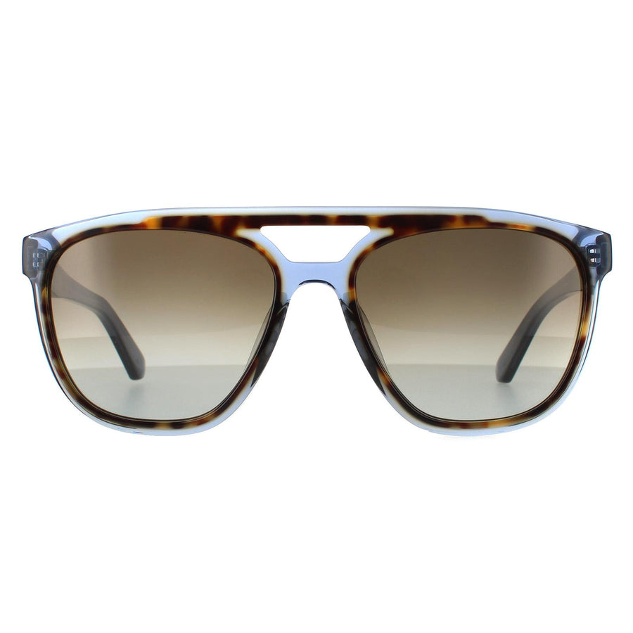 Salvatore Ferragamo SF944S Sunglasses Havana Blue / Grey