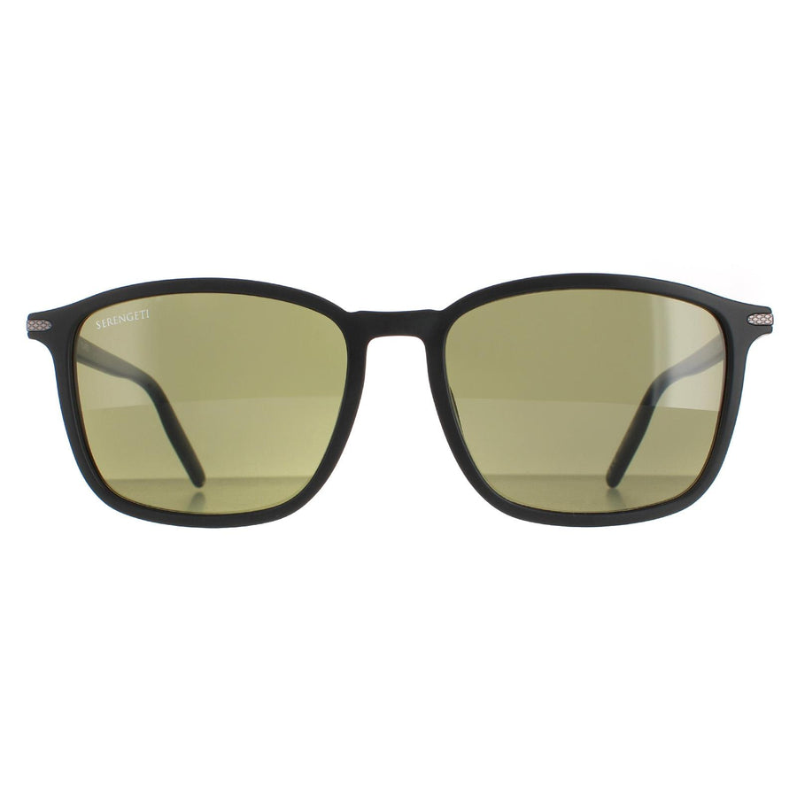 Serengeti Sunglasses Lenwood 8930 Matte Black Mineral Polarized 555nm