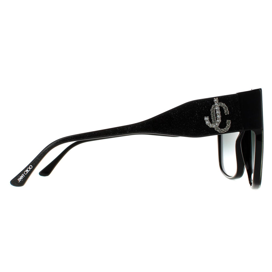 Jimmy Choo Sunglasses NOEMI/S DXF 9O Black Dark Grey Gradient