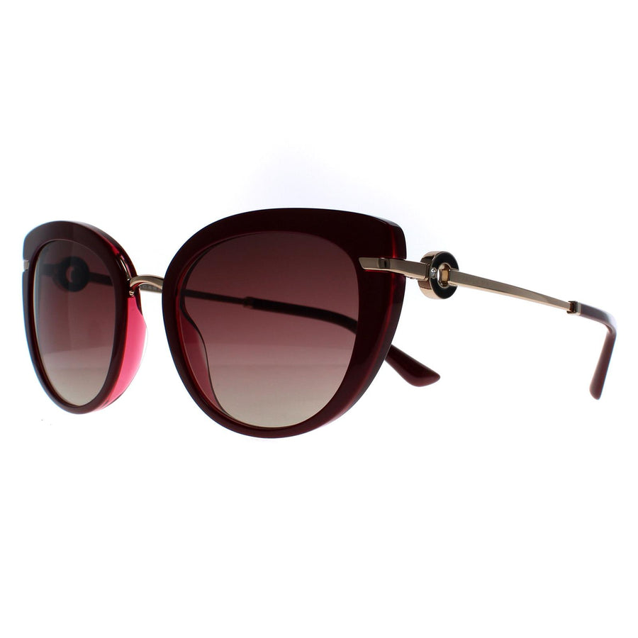 Bvlgari Sunglasses BV8231B 5469/E2 Red Gold Pink Gradient