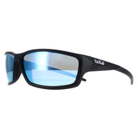 Bolle Sunglasses Cerber BS041003 Matte Black Sky Blue Polarized