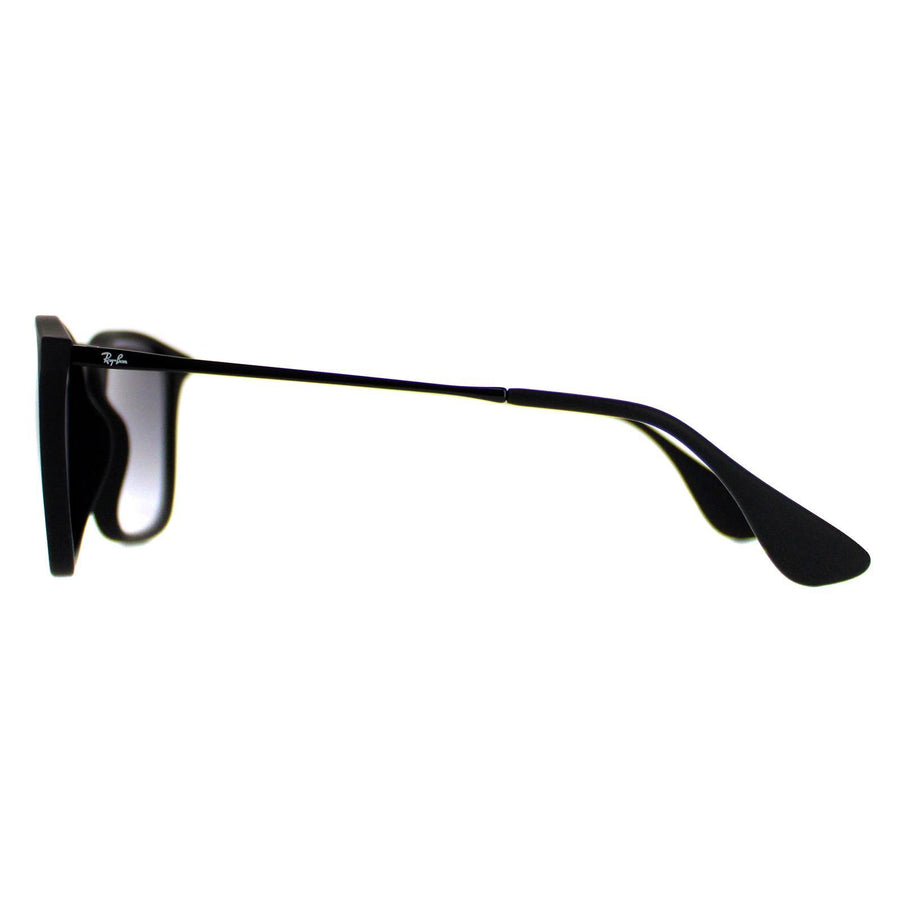 Ray-Ban Sunglasses Chris 4187 622/8G Rubber Black Gradient Grey