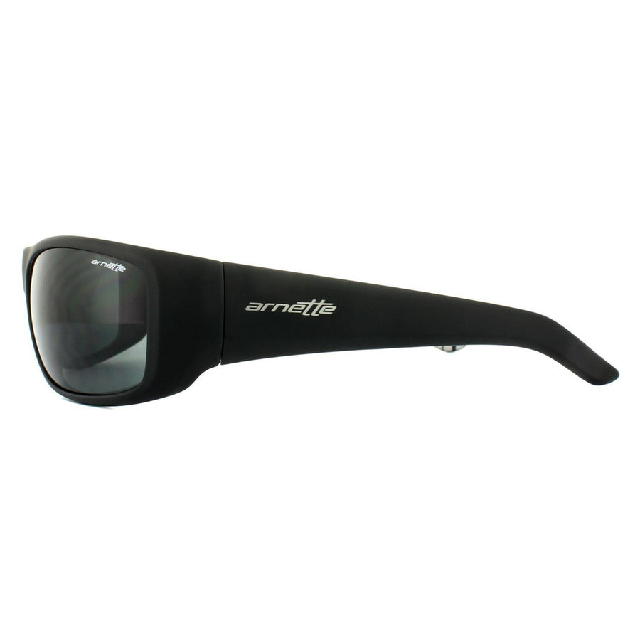 Arnette Sunglasses Hot Shot 4182 219687 Fuzzy Black Graphics Inside Grey