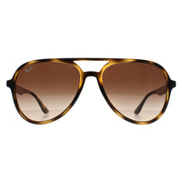 Ray-Ban Sunglasses RB4376 710 Polished Havana Brown Gradient