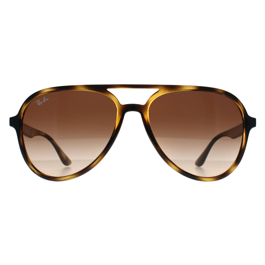 Ray-Ban Sunglasses RB4376 710 Polished Havana Brown Gradient ...