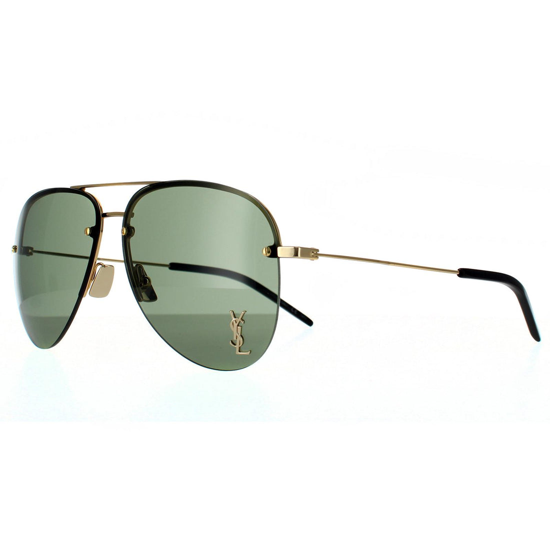 Saint Laurent Sunglasses SL CLASSIC 11 M 003 Gold Green