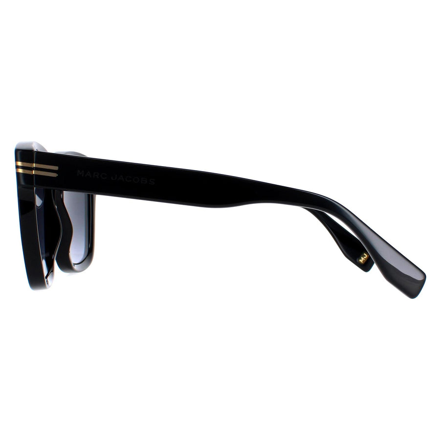 Marc Jacobs Sunglasses 1035/S RHL/9O Black and Gold Grey Gradient
