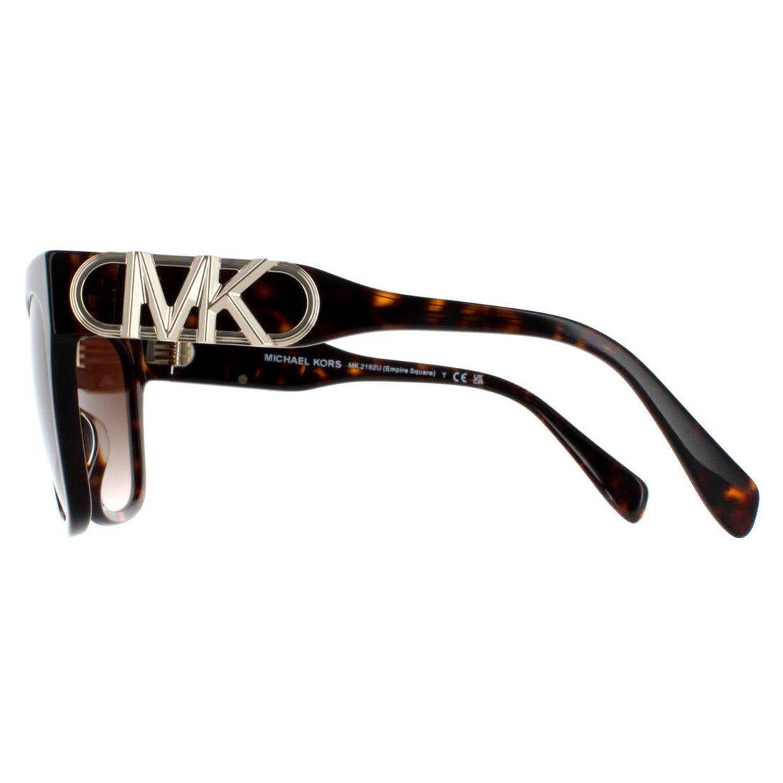Michael Kors Sunglasses MK2182U Empire Square 300613 Dark Tortoise Brown Gradient