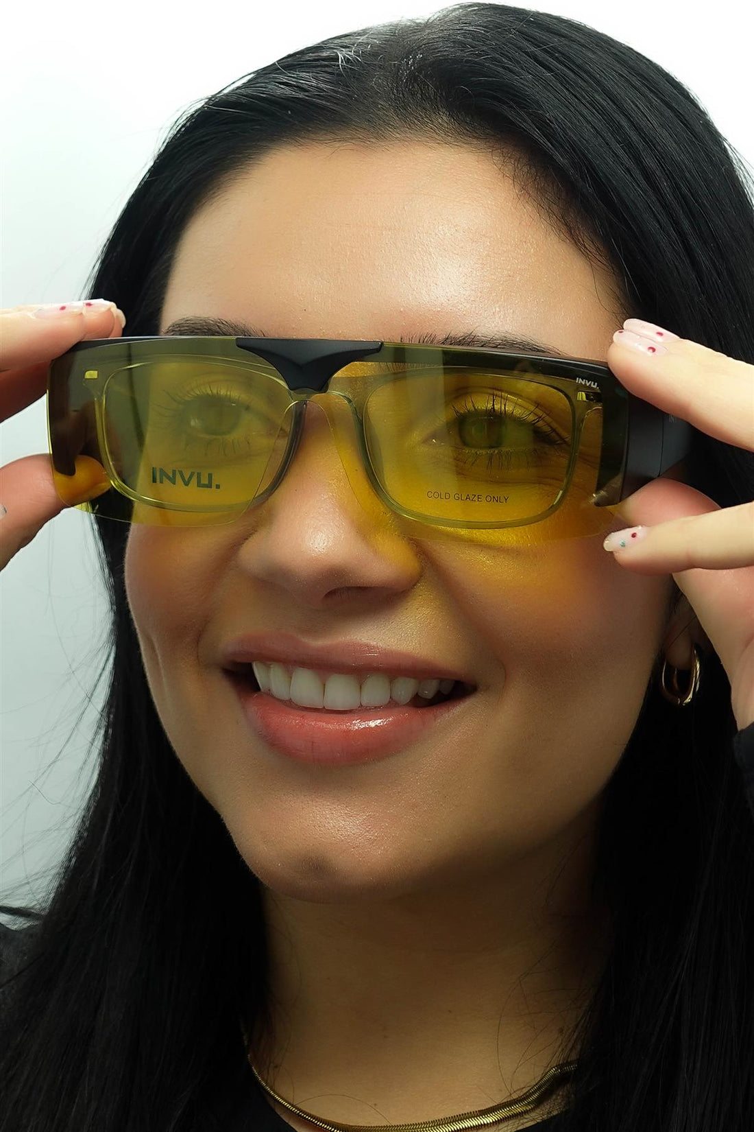 INVU Sunglasses E2700 D Matte Black High Yellow