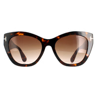 Tom Ford Sunglasses FT0940 Cara 55F Dark Havana Brown Gradient