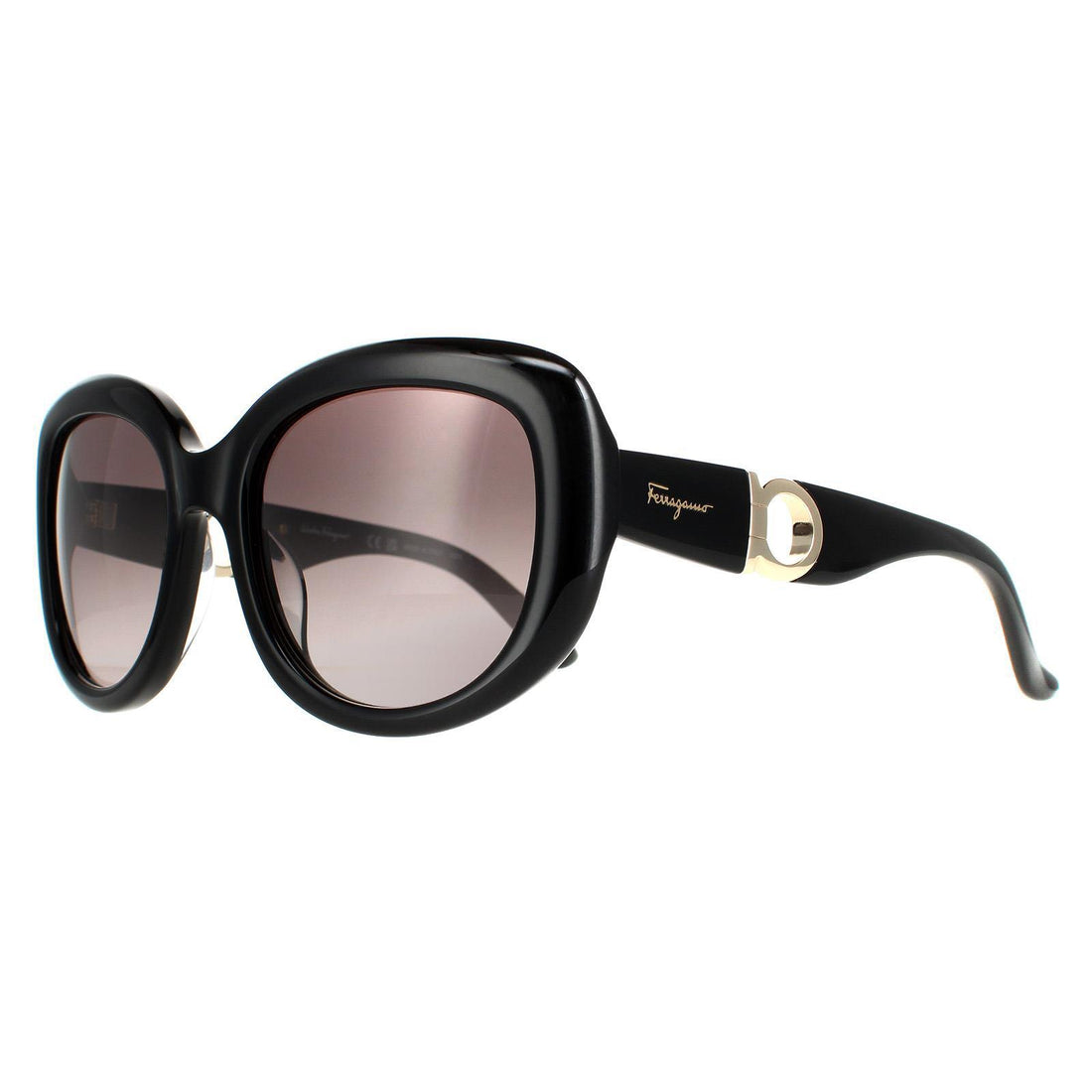 Salvatore Ferragamo Sunglasses SF727S 001 Black Smoke Gradient