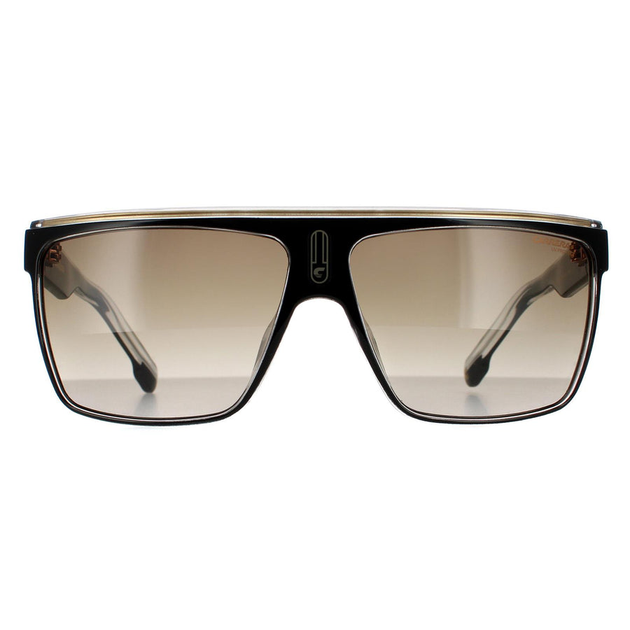 Carrera 22/N Sunglasses Black Gold / Brown Gradient