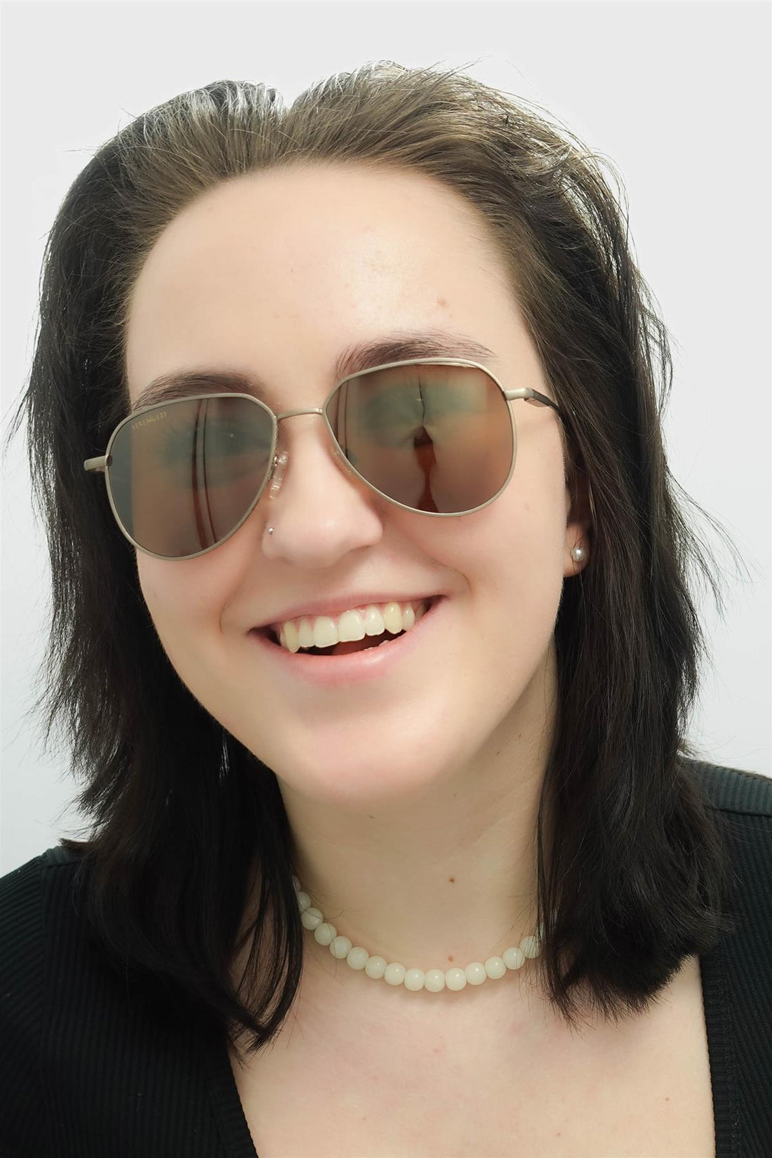 Serengeti Sunglasses Haywood Small SS544001 Brushed Bronze Mineral Drivers Gold Polarized
