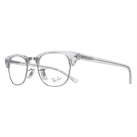 Ray-Ban Glasses Frames RX5154 Clubmaster 2001 White Transparent Men Women