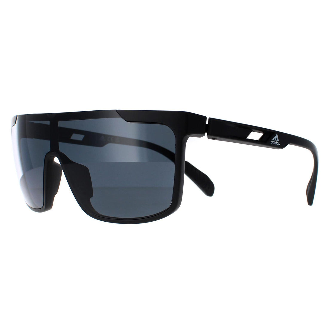 Adidas Sunglasses SP0020 02D Matte Black Smoke Polarized