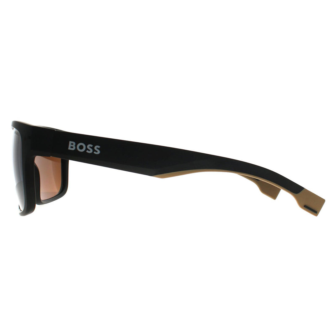 Hugo Boss Sunglasses BOSS 1497/S 087 6A Matte Black Brown Polarized