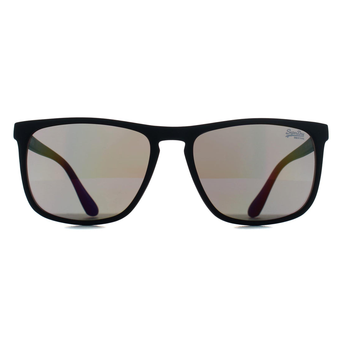 Superdry Sunglasses SDS Shockwave 127 Rubberised Matte Black Triple Fade