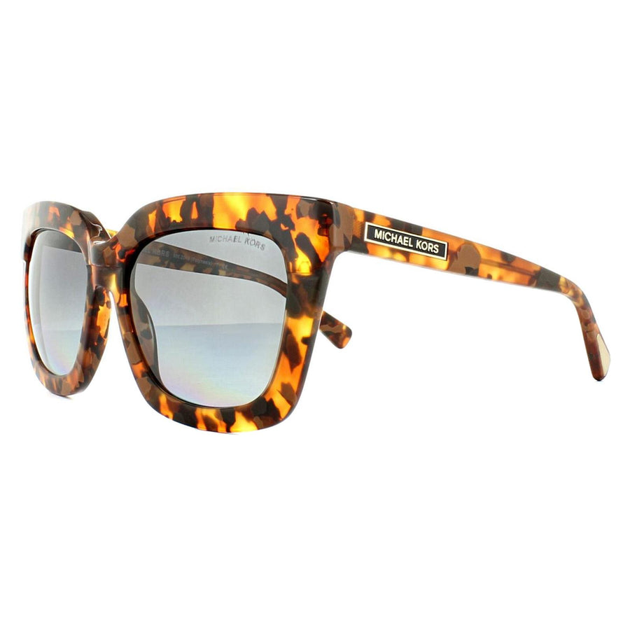 Michael Kors Sunglasses Polynesia MK2013 3066T3 Brown Tortoise Grey Gradient Polarized