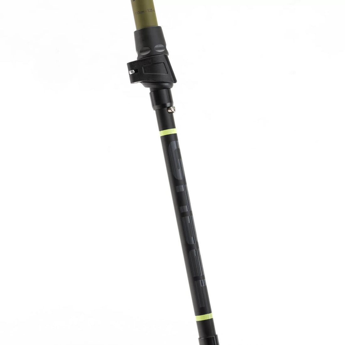 Gabel Trekking Poles Fusion Wired Black Black and Lime Folding Telescopic